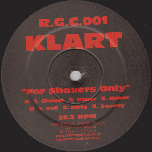 For Shavers Only (12")