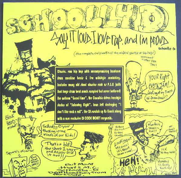 Say It Loud, I Love Rap & I'm Proud (2LP)