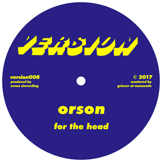 Orson - For The Head / The Past Is A Dream (12")