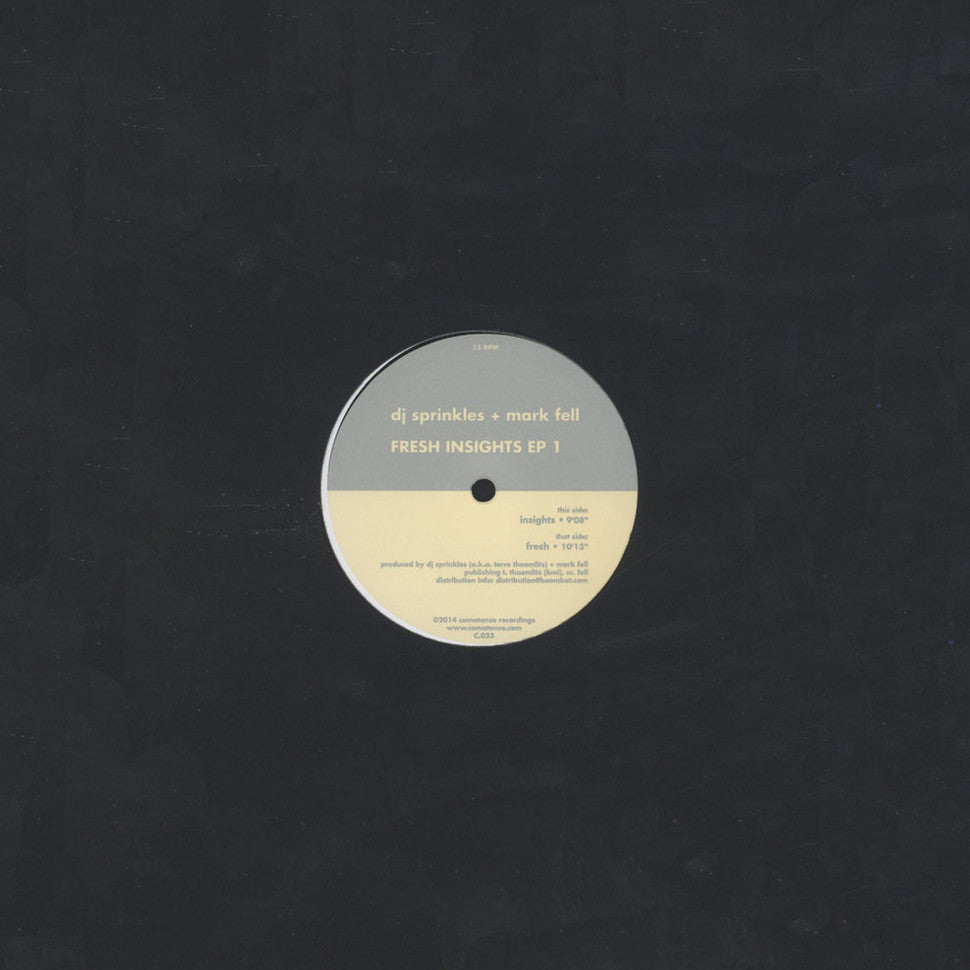 DJ Sprinkles & Mark Fell – Fresh Insights EP 1