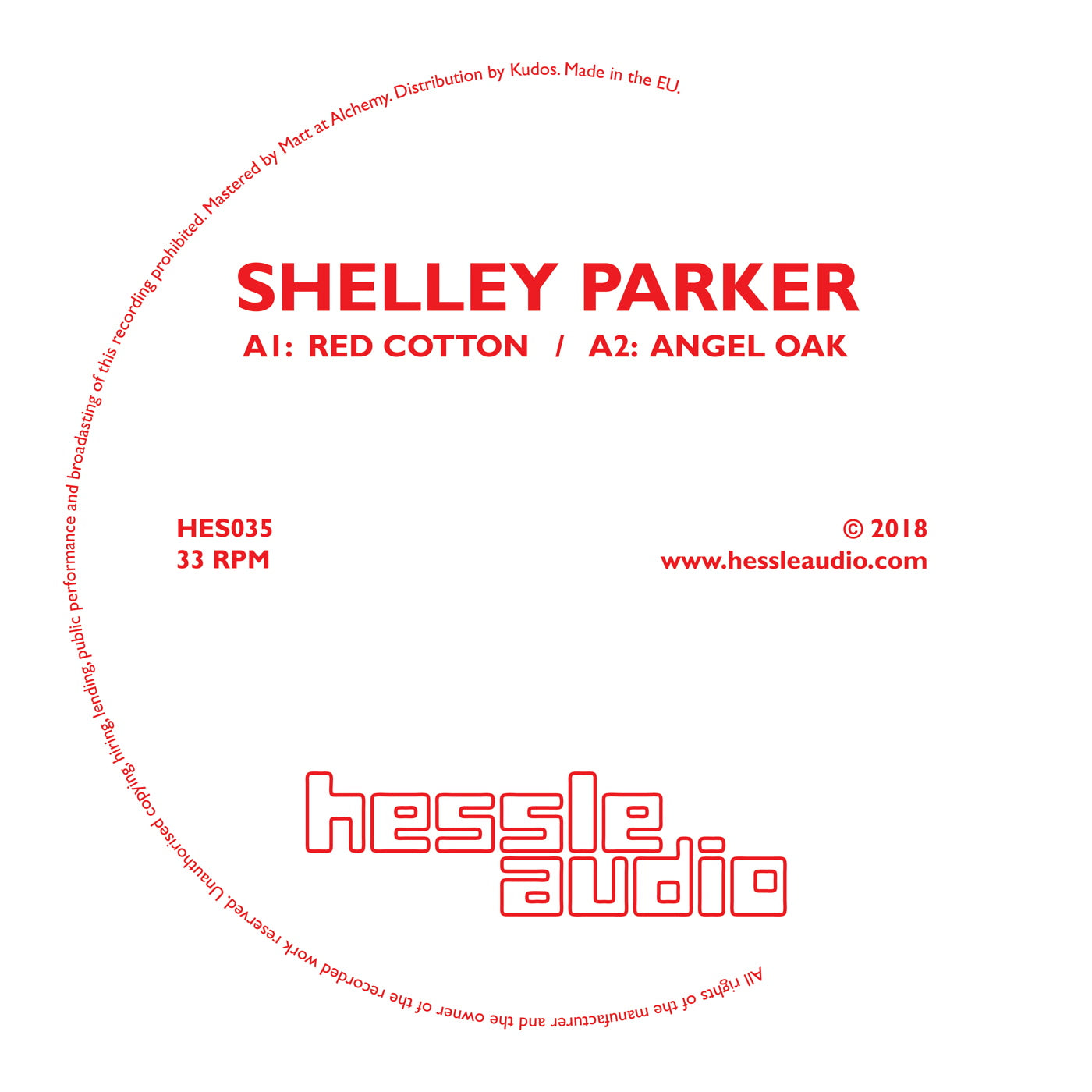 Red Cotton EP - Shelley Parker